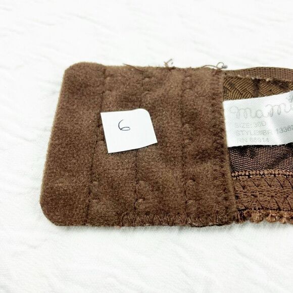 BUY 1 GET 1 FREE Mamia 36d brown unlined supportive bra - Picture 6 of 8